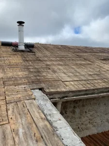 Toiture découverte